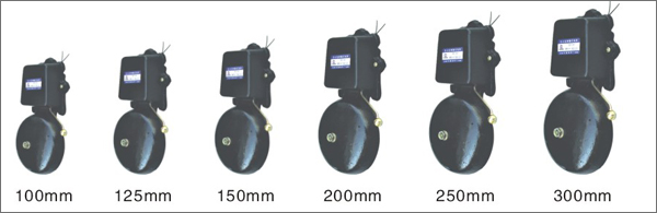 Electric Doorbell Timbre Campana Con Placa Cromada Cast Iron Diameter 8 Inch