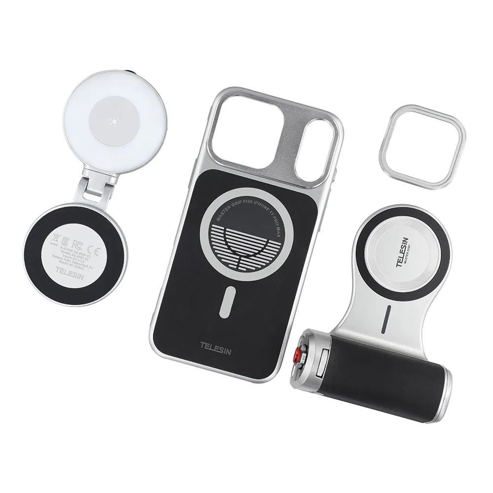 Telesin for iPhone 17 PRO Max Photography Kit Standard Edition Master Grip Compatible with Magsafe Phone Case