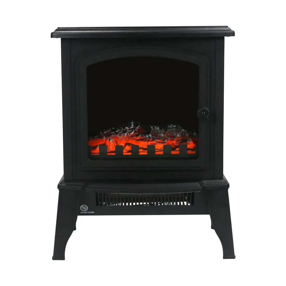 Чугунная дровяная печь-камин для дома