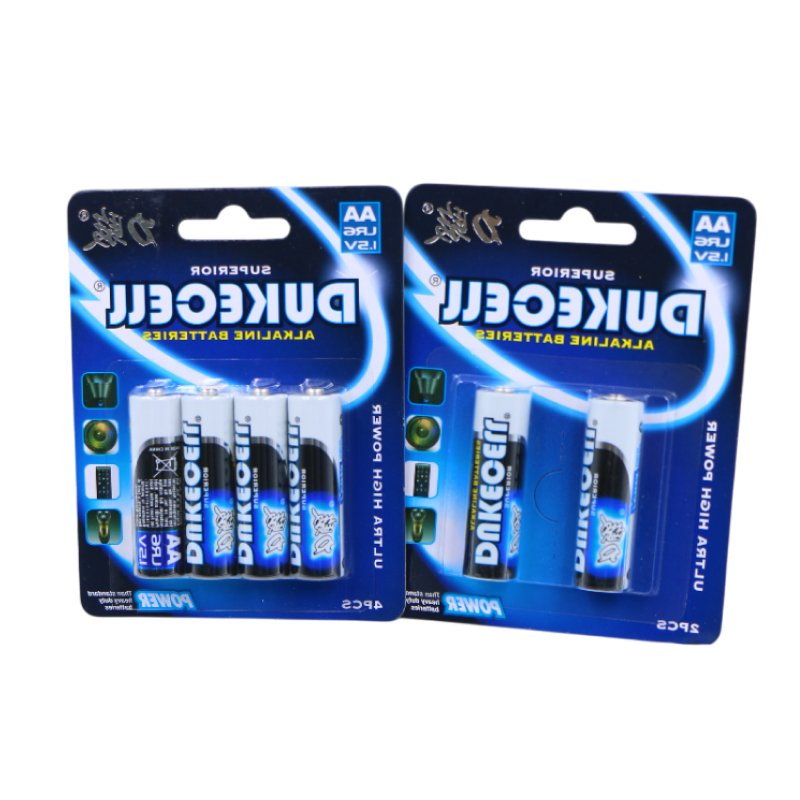 Батарейки AA алкалиновые 1.5В DUKECELL