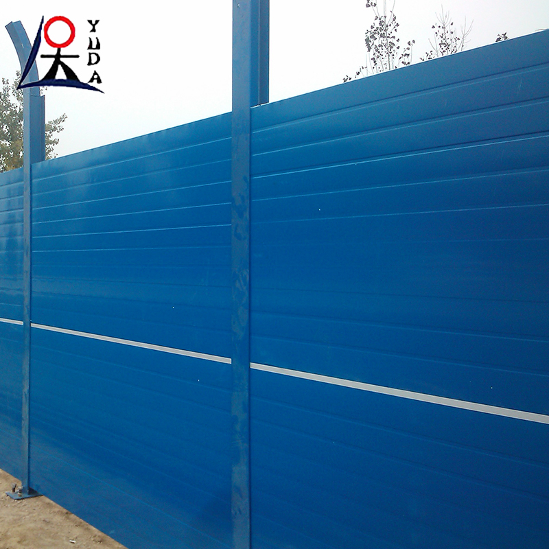 Soundproof Noise Barrier Fencing Metal Panel Galvanized Railway Traffic Anti Noise Wall