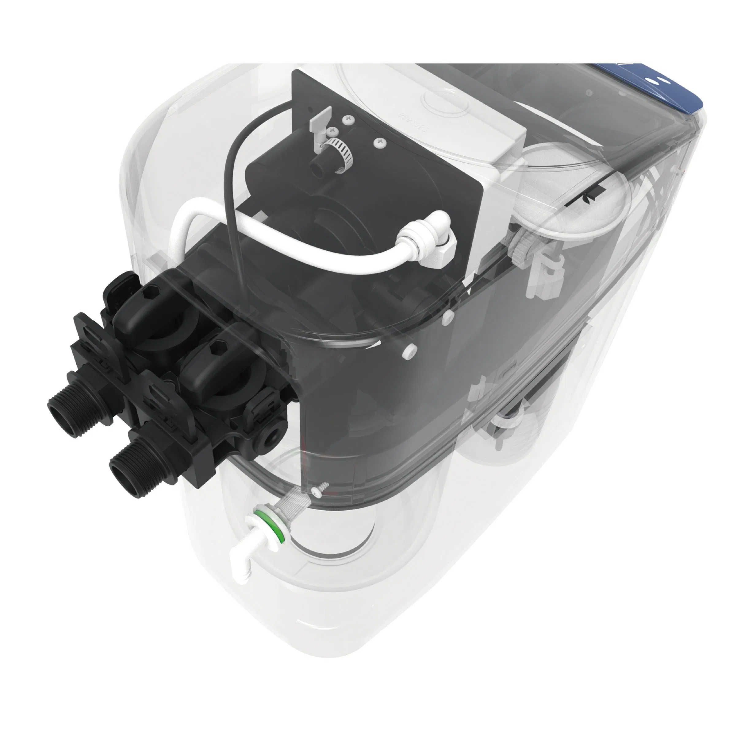 Automatic Display 1 Ton Ion Exchange Resin Type Water Softener with Softener Valve Home Applience