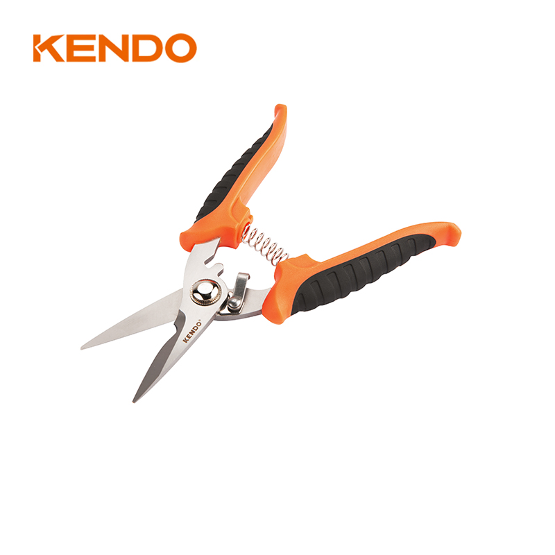 Stainless Steel Blade Muti-Purpose Scissors with Wire Cutting Notch 180mm / 7"