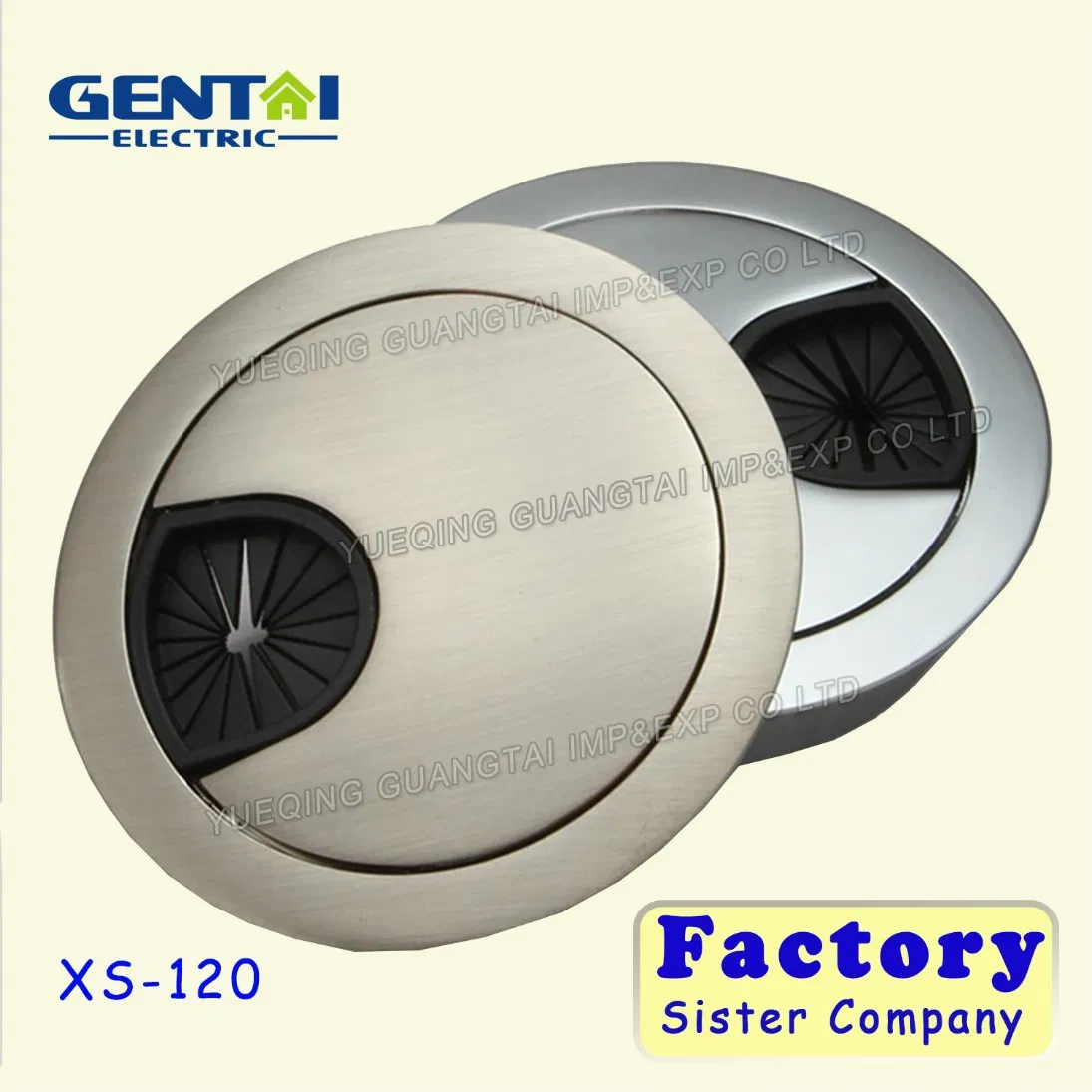 Aluminum Alloy Table Hole Cover/Office Desk Line Box/Grommets for Computer Desk