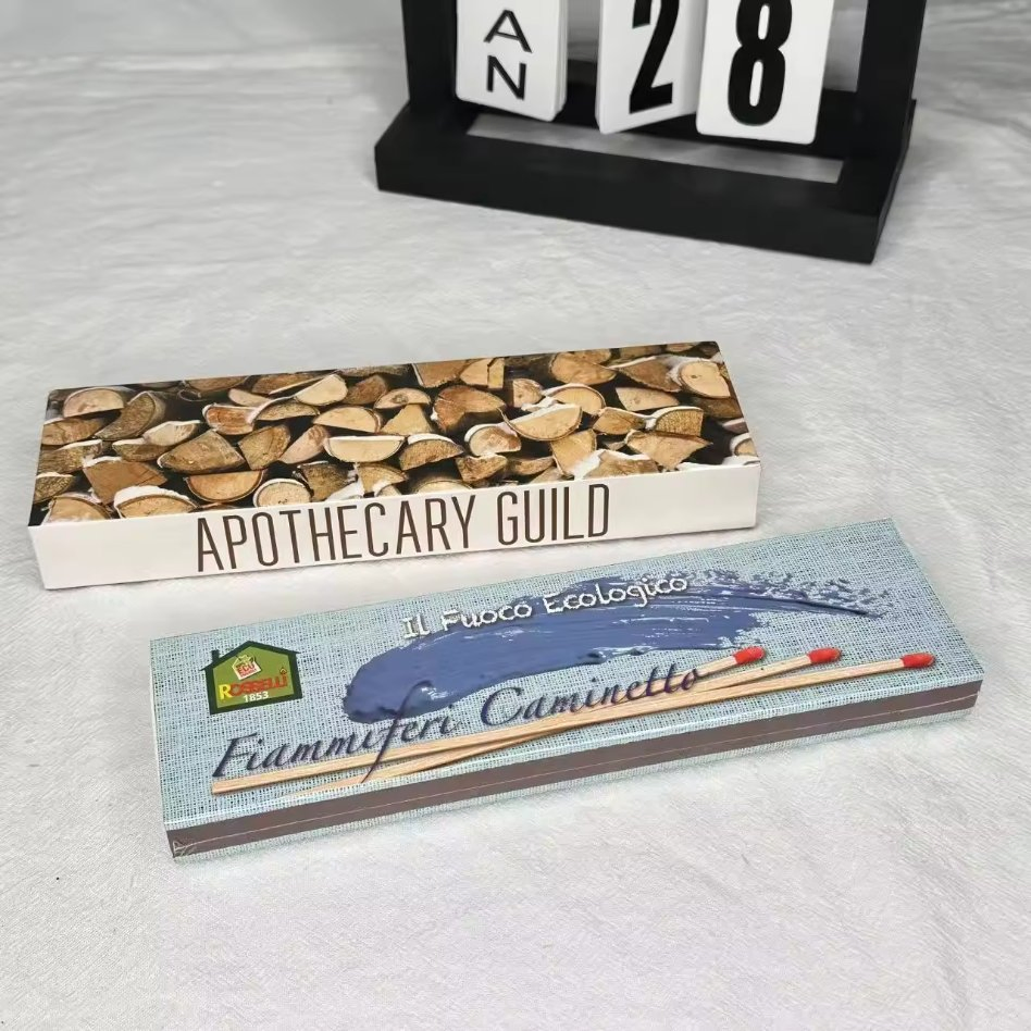 High-End Matches Black Bronzing 28cm Extended Match Retro Exquisite Texture Birthday Anti-Hot Birthday Candle Match