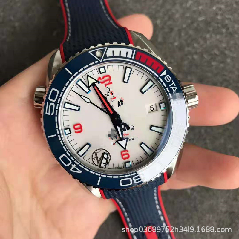 Vs Quarter Orange Men's Mechanical Watch 8900 Movement Haima 600m Tape Watch Luxury Watch Fully Automatic Watch