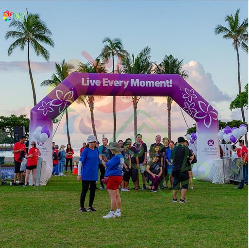 Custom Made 4meters Inflatable Arch for Decoration Fancy Sweet Archway Balloon for Sale