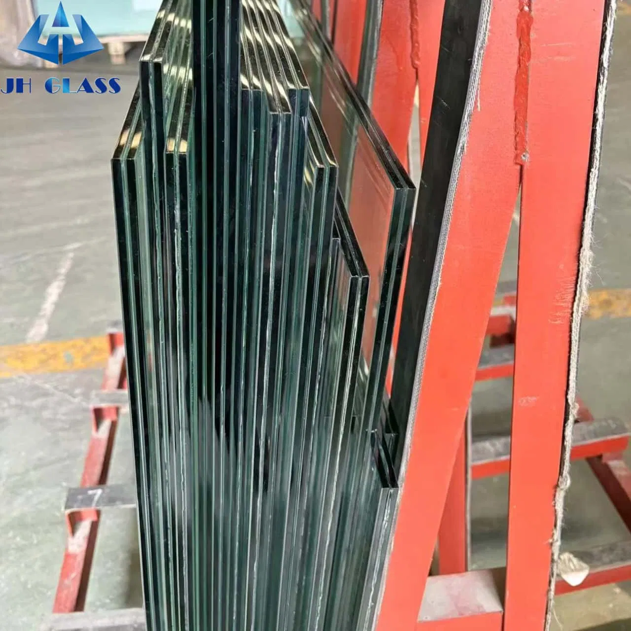 10.76mm/12.76mm/16.76mm PVB/Building Tempered/Laminated Glass for Railing, Door, Window, Floor, Stair Railing, Partition