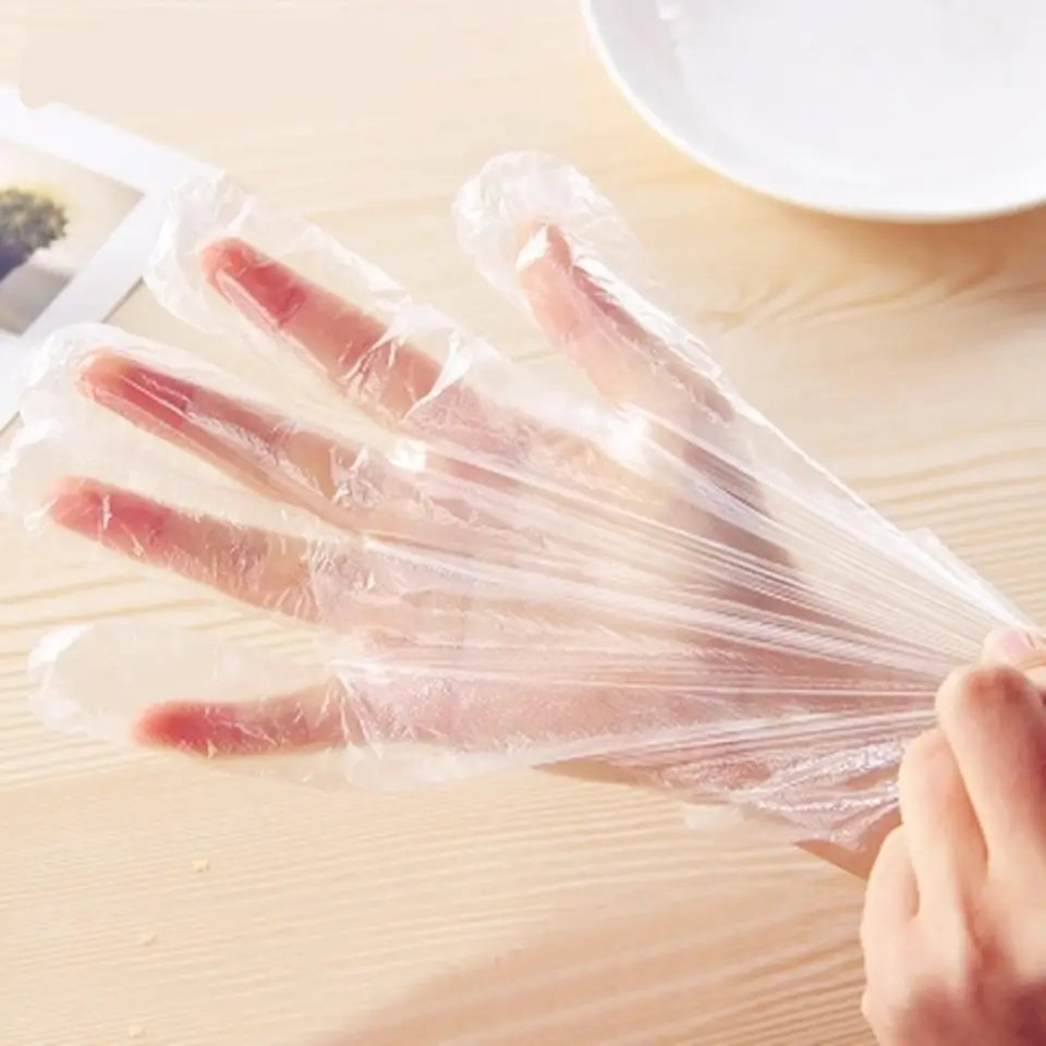 Competitive Price Disposable PE HDPE CPE Gloves Clear Polythene for Cleaning
