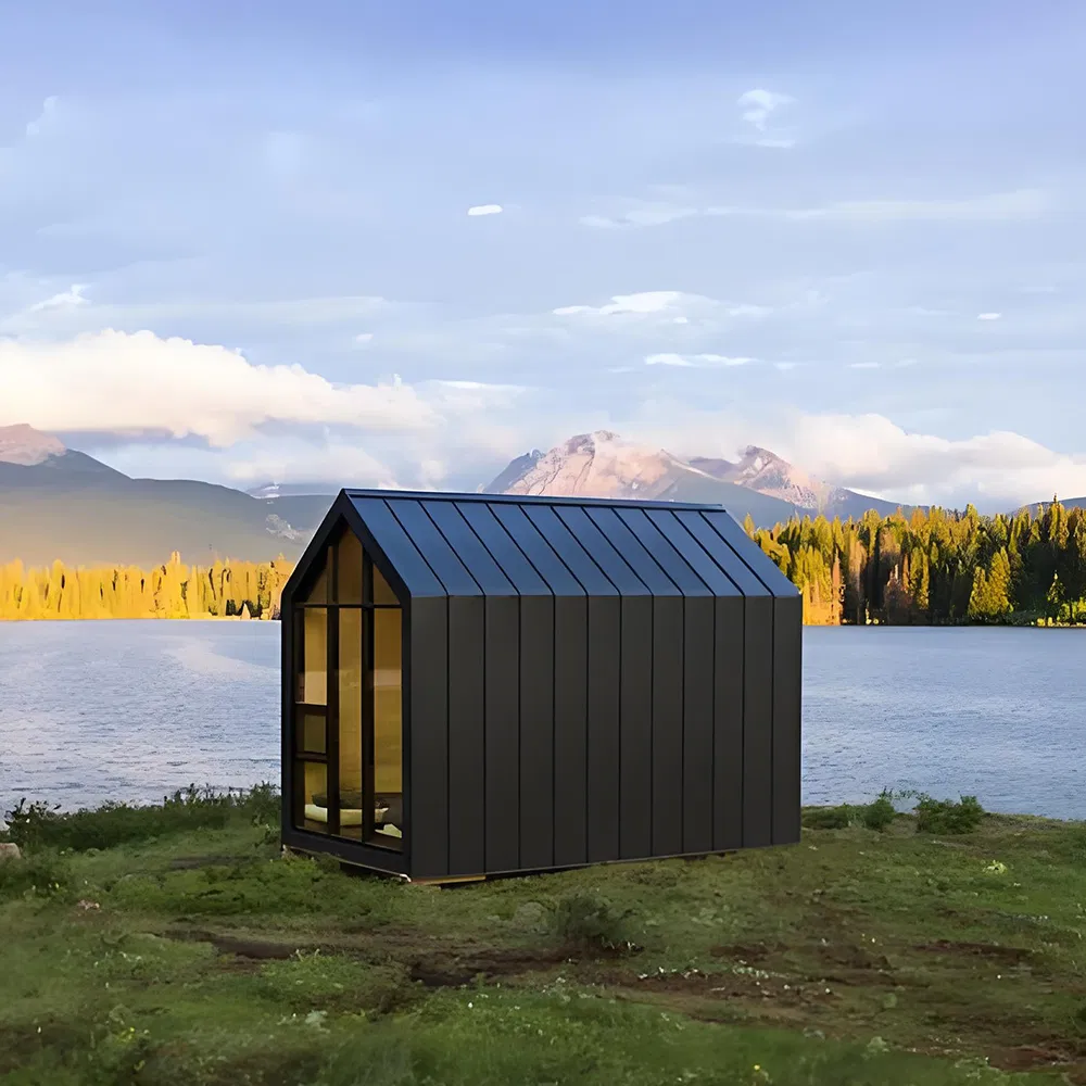 Уличная сауна Spire из массива дерева с печью и панелью управления