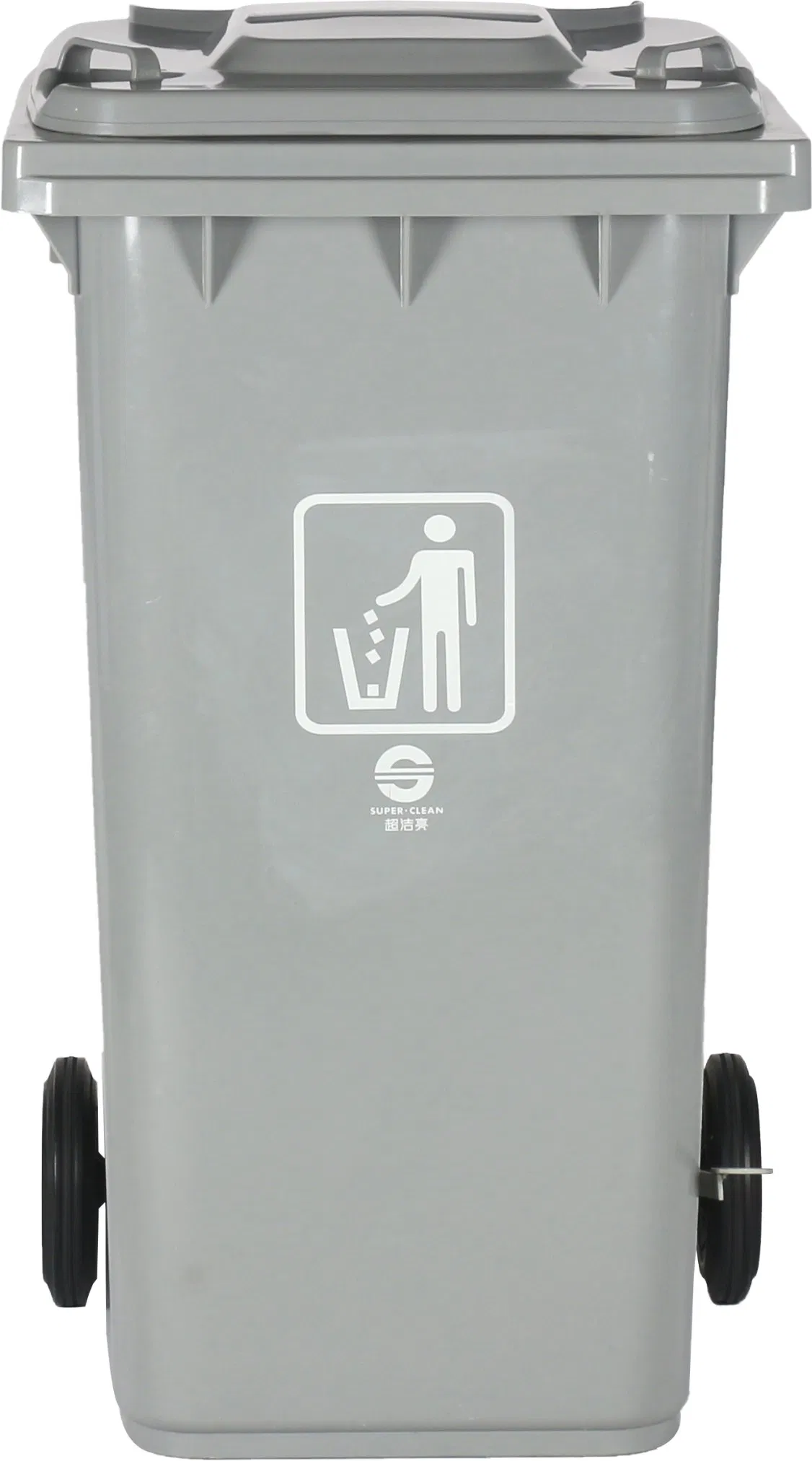 Мусорный бак 120л с педалью и колесами