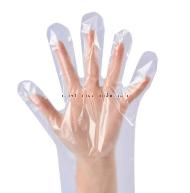 Disposable PE Poly Gloves Transparent Handbag