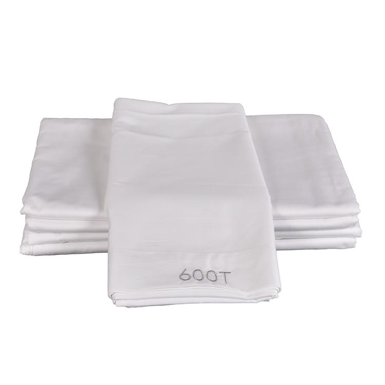 Wholesale Hotel 600t Full Size Fitted Cotton Bed Sheets