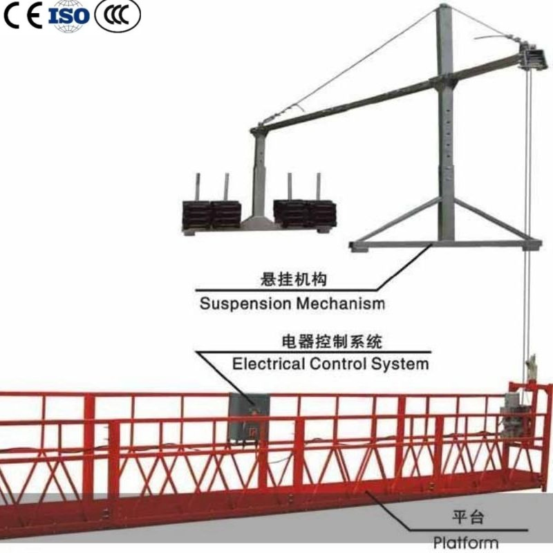 Zlp630 Heavy-Duty Suspended Platform for Safe Working Heights