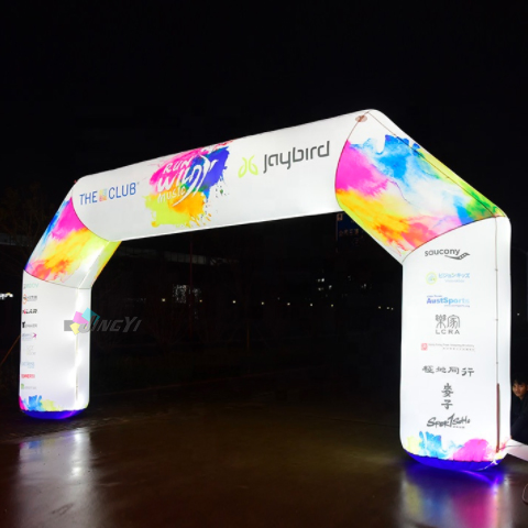 Gate Race Display Sport Air Arch, Recycle Custom Printed Logo Arch For Events