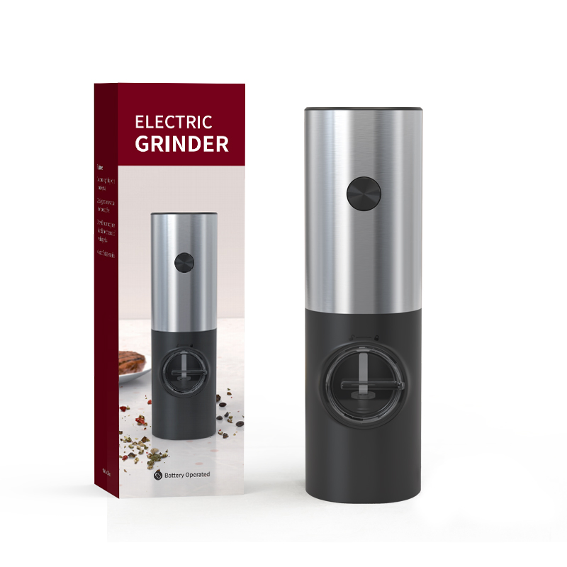 Battery-Powered Automatic Electronic Stainless Steel Salt & Pepper Mills Herb Grinder