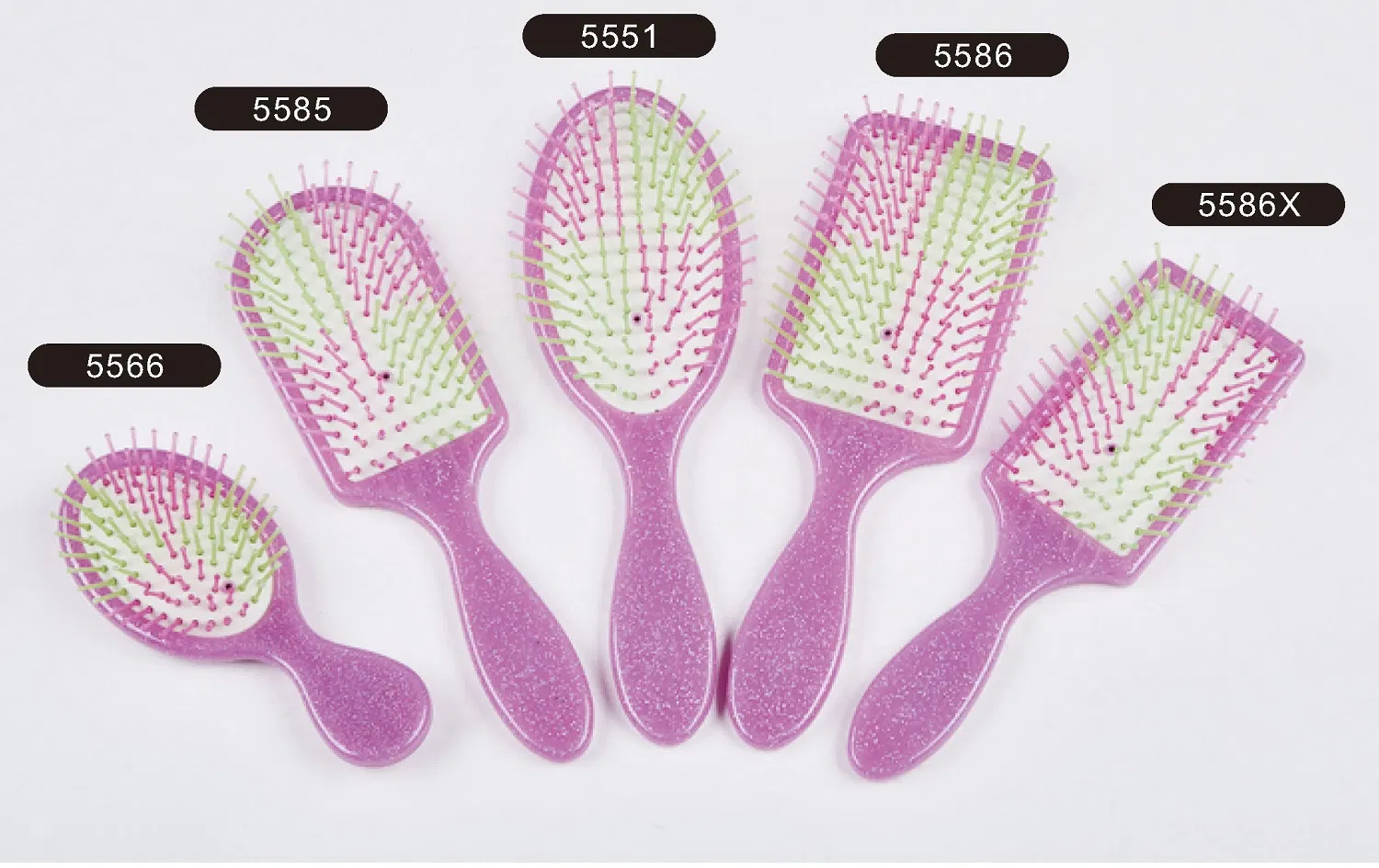 Hot-Selling Factory Wholesale Custom Colorful Detangling Hair Comb