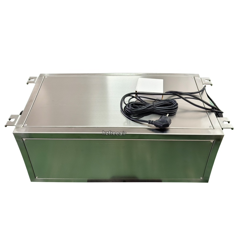 Ceiling Mounted Air Dyer for Humidity Regulation in Large Rooms Stainless Steel