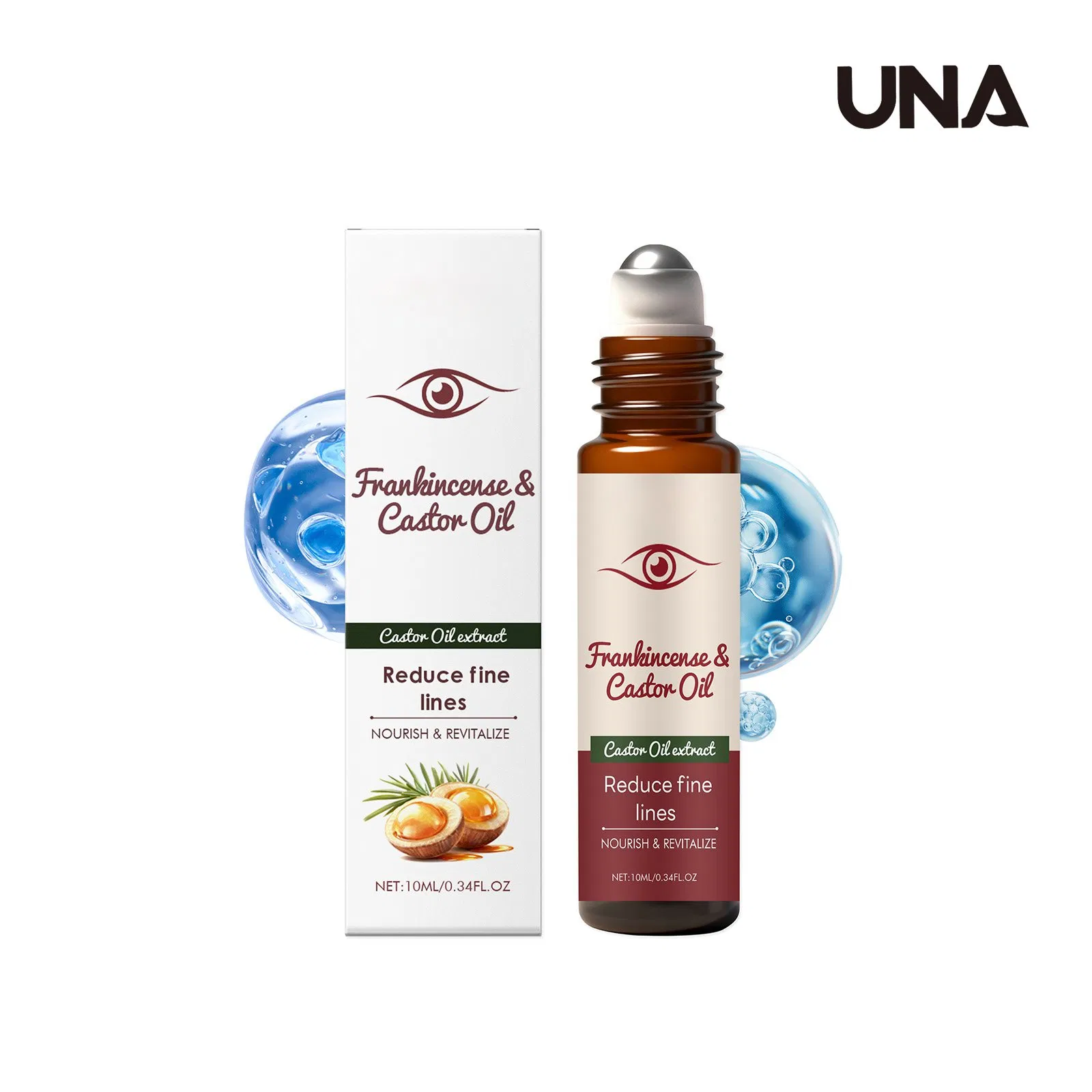 Eye Roll-on Essential Oil - Gently Nourishes Eye Area Skin, Leaves It Smooth, Soft and Naturally Radiant