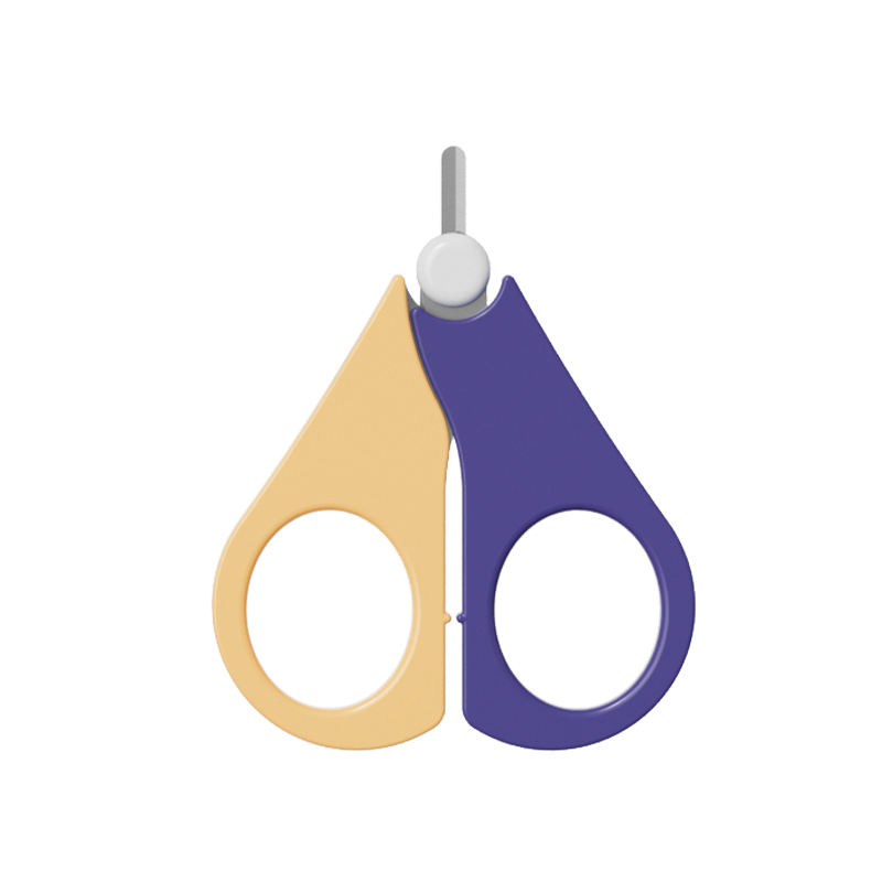 Wholesale Custom Newborn Baby Manicure Set Non-Slip Scissors Professionalnail Grooming Kit with Cute Case Gift