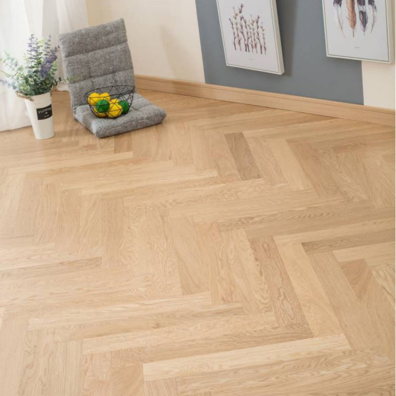 New Three-Layer Herringbone Nordic Environmentally Friendly Home Decoration Solid Wood Composite Floor