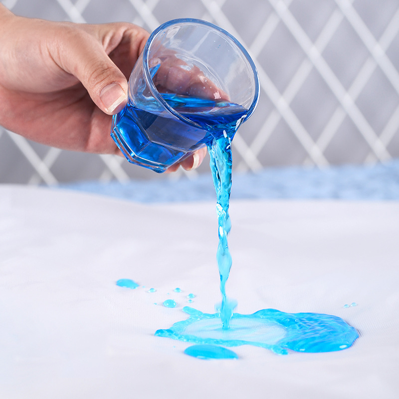 Noiseless Durable, Breathable Recyclable Jersey TPU Spill-Proof Waterproof Bed Pillow Protector