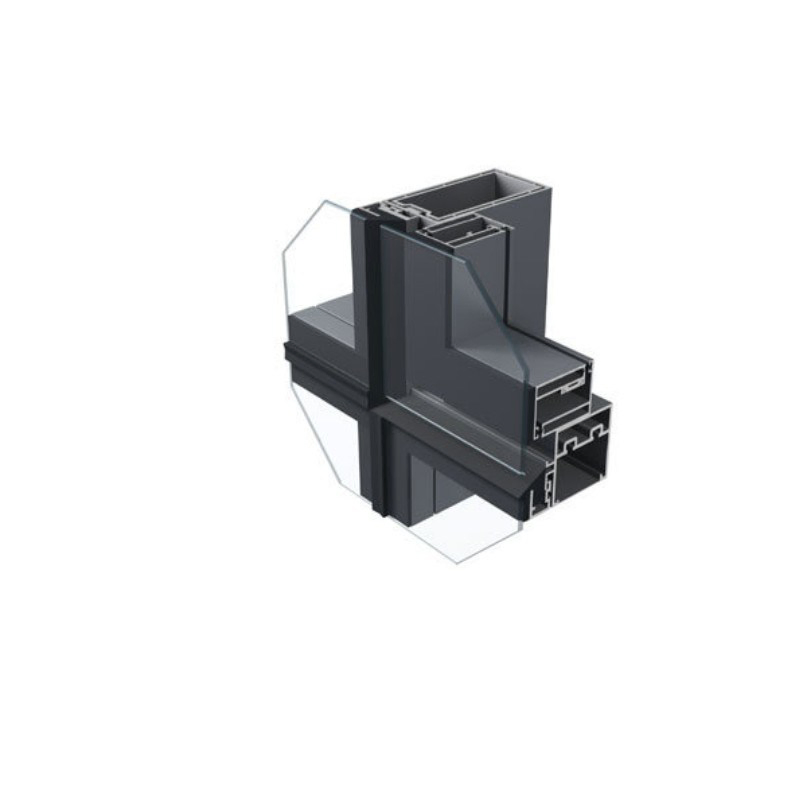 Aluminium Aluminum Extrusion Profiles for Curtain Wall (RAL-598)