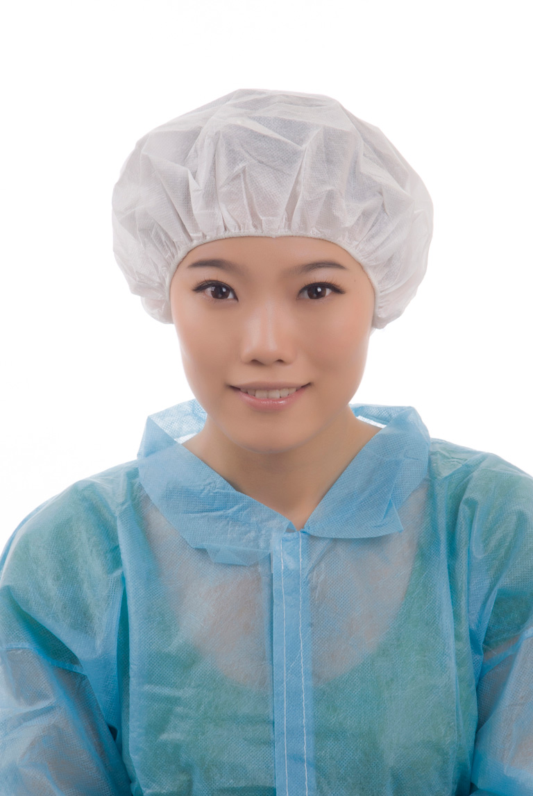Soft Non-Woven Disposable Bouffant Cap for Hospital/Healthcare/Beauty/Lab/Hygiene/Food Industry/Factory/Wholesale
