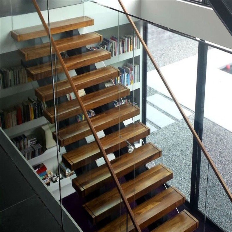 China Manufacture Single Center Stringer Stairs Staircase