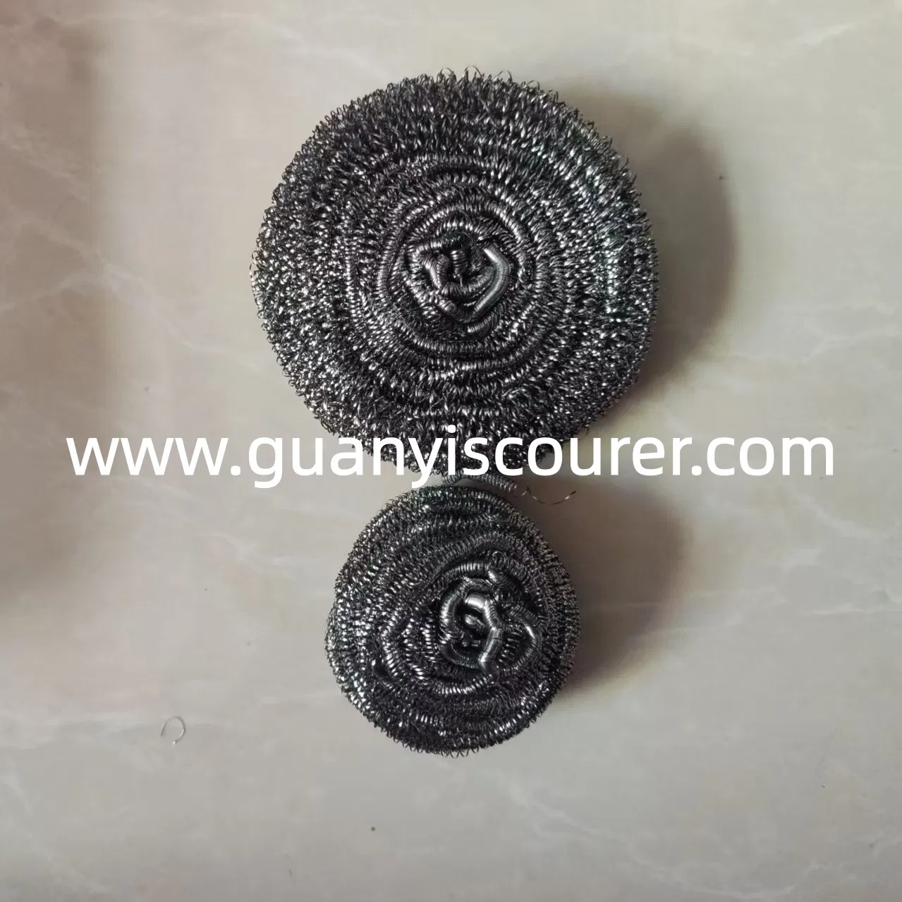 Stainless Steel 410 Wire Metal Pot Scourer Spiral Scrubber