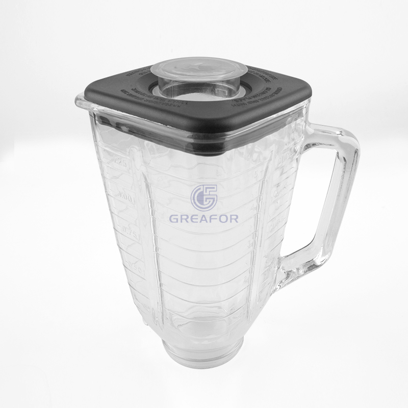 A06 Ost 4655 Blender 1250ml Square 4961 Top Glass Blender Jar with Parts for Hot in South America