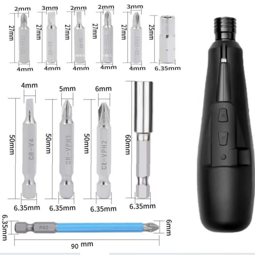 Мини-шуруповерт электрический Quick Charge для дома и DIY