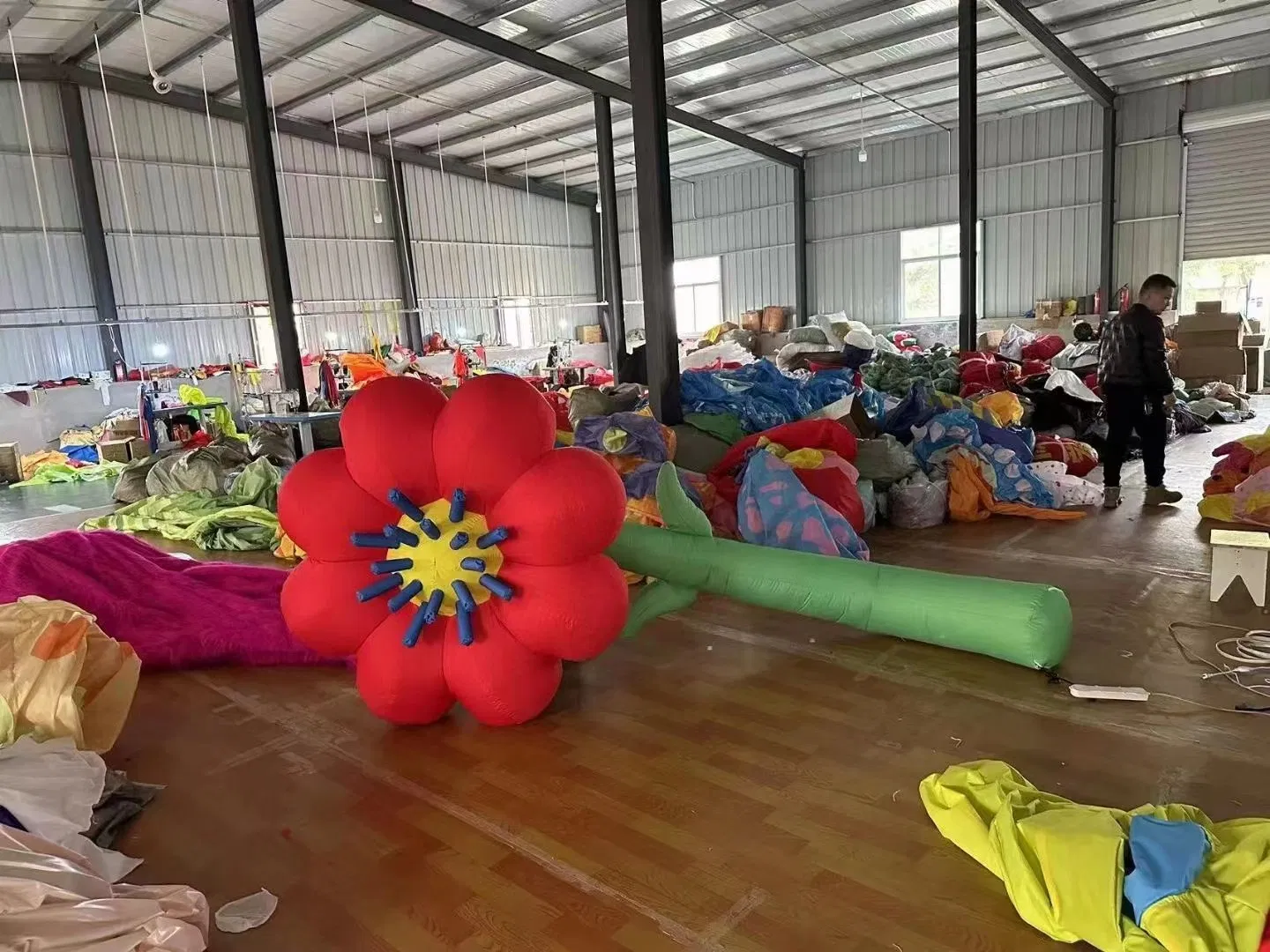 2023 New Party Decoration Giant Wedding Lighting LED Inflatable Flower