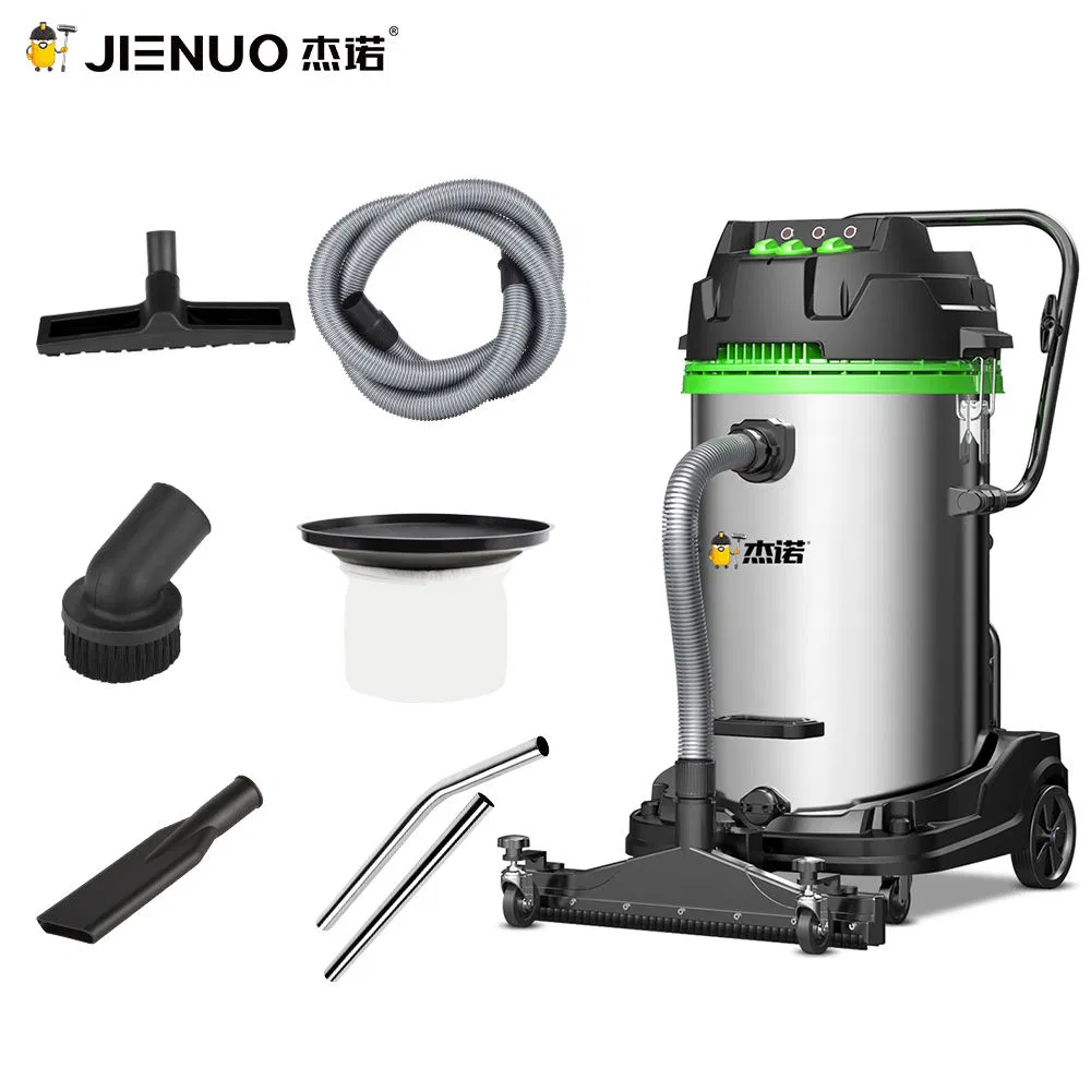 Jienuo 301t 100L/26gal High Power 3000W Stainless Steel Tank Vacuum Cleaner Heavy-Dust Large Vacuum Cleaner Industrial Vacuum Cleaner Wet and Dry