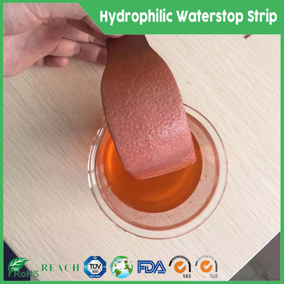 Expanding Bentonite Rubber Waterstop for Expansion and Contraction Joint