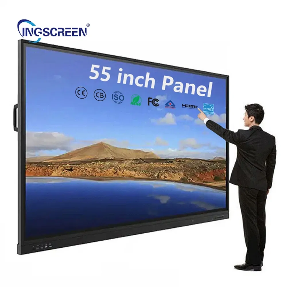 Wide Viewing Angle Intelligent Calibration Custom All-in-One Flat Panel Smart Whiteboard