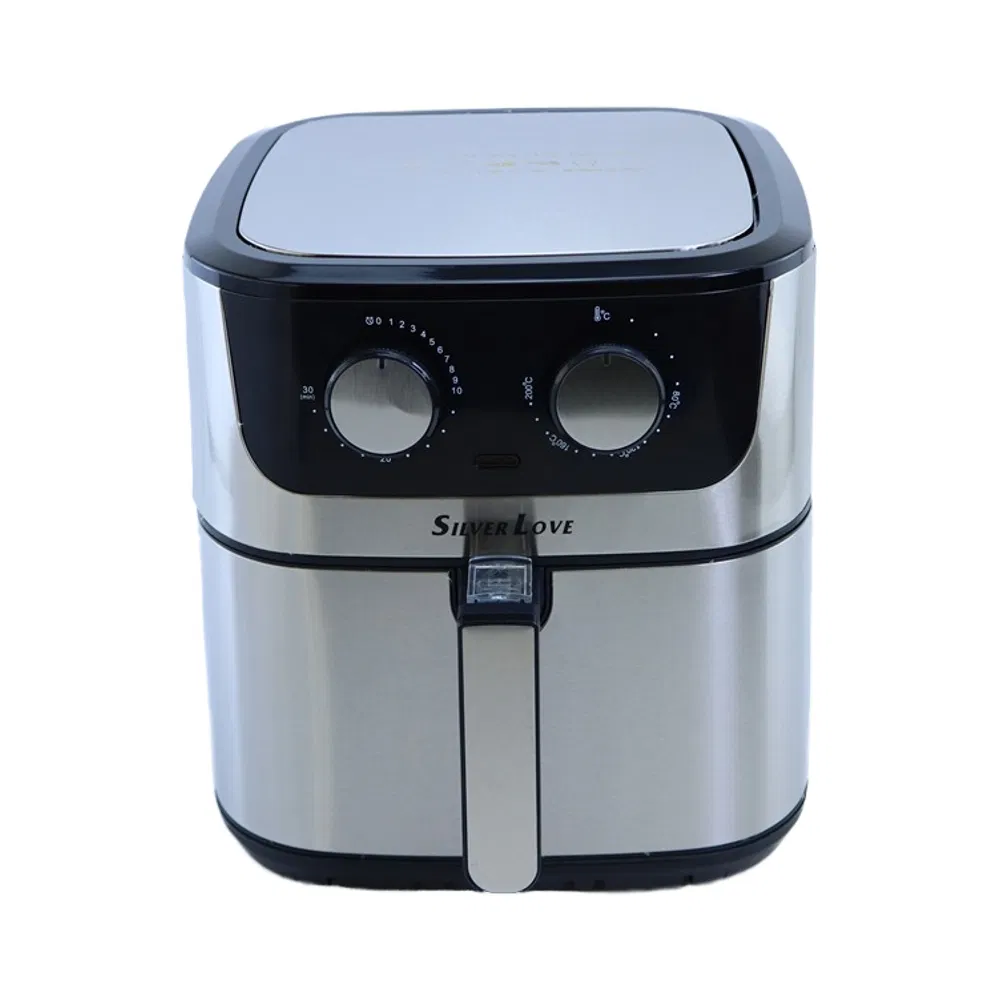 13L Household Electric Air Fryer Oven Modern Style Oil-Free Cooker with Non-Stick Basket Healthy Smoke-Free Cooking