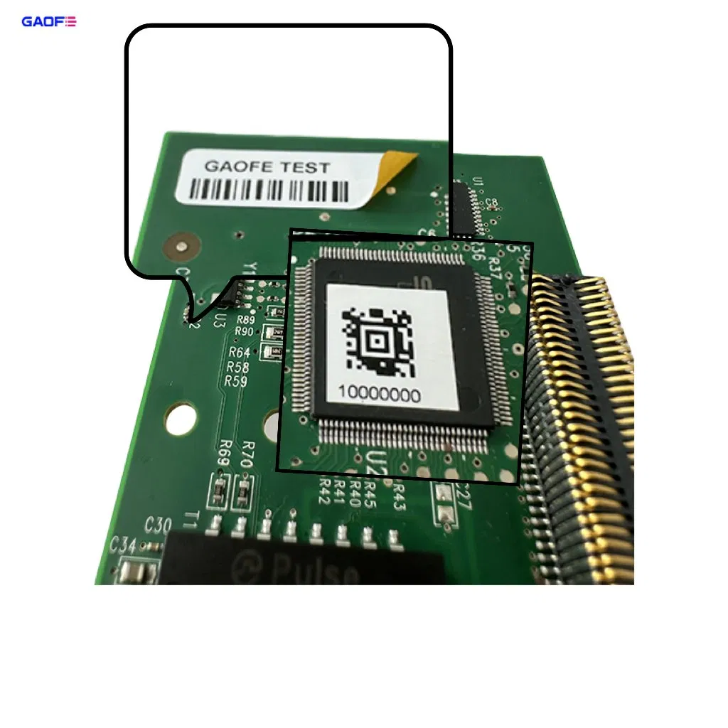 Qr Code Heat Resistant Polyimide Label PCB Board Label