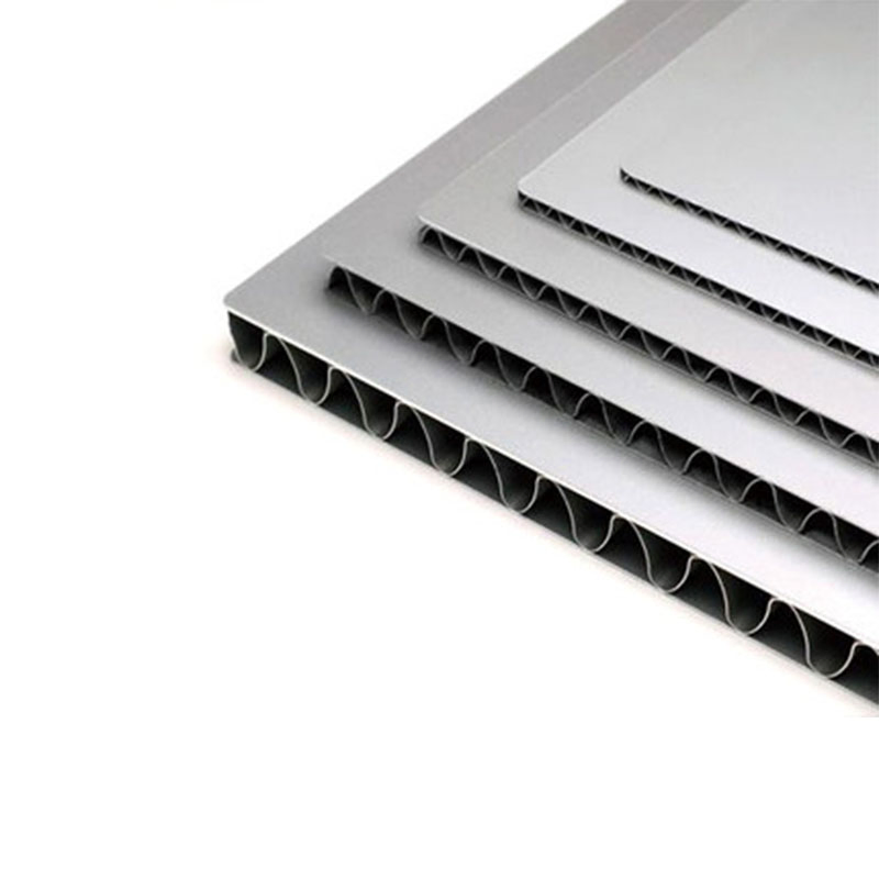 Soundproof Aluminum Corrugated Core Metal Composite Panel for Facade Cladding Material of Airport