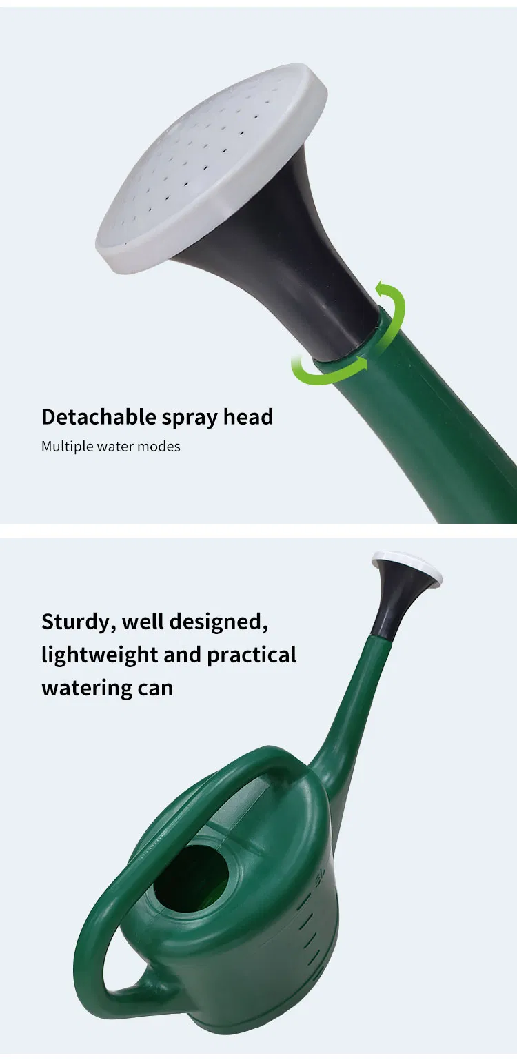 Plastic 5L Home Portable Plant Water Cans Plastic Watering Can