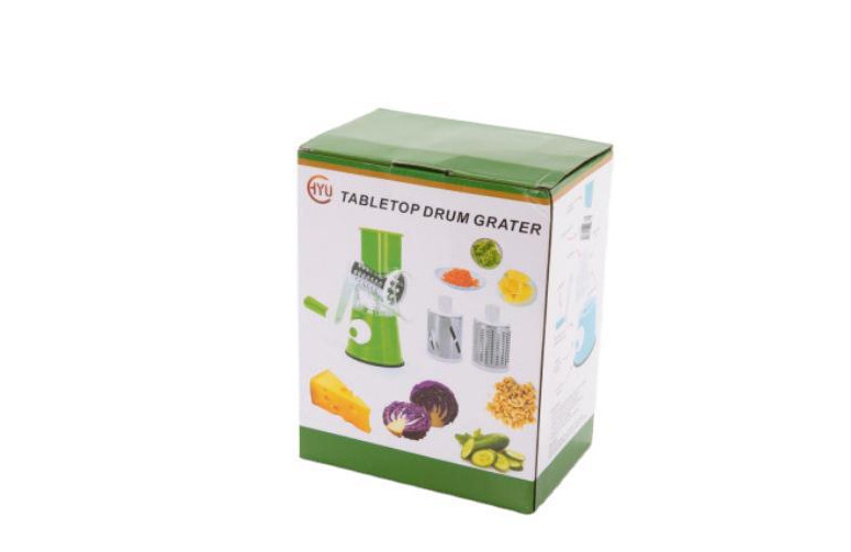 Manual Spiral Slicer Drum Grater Fruit Cutter Cheese Grater Speedy Safe Vegetables Chopper