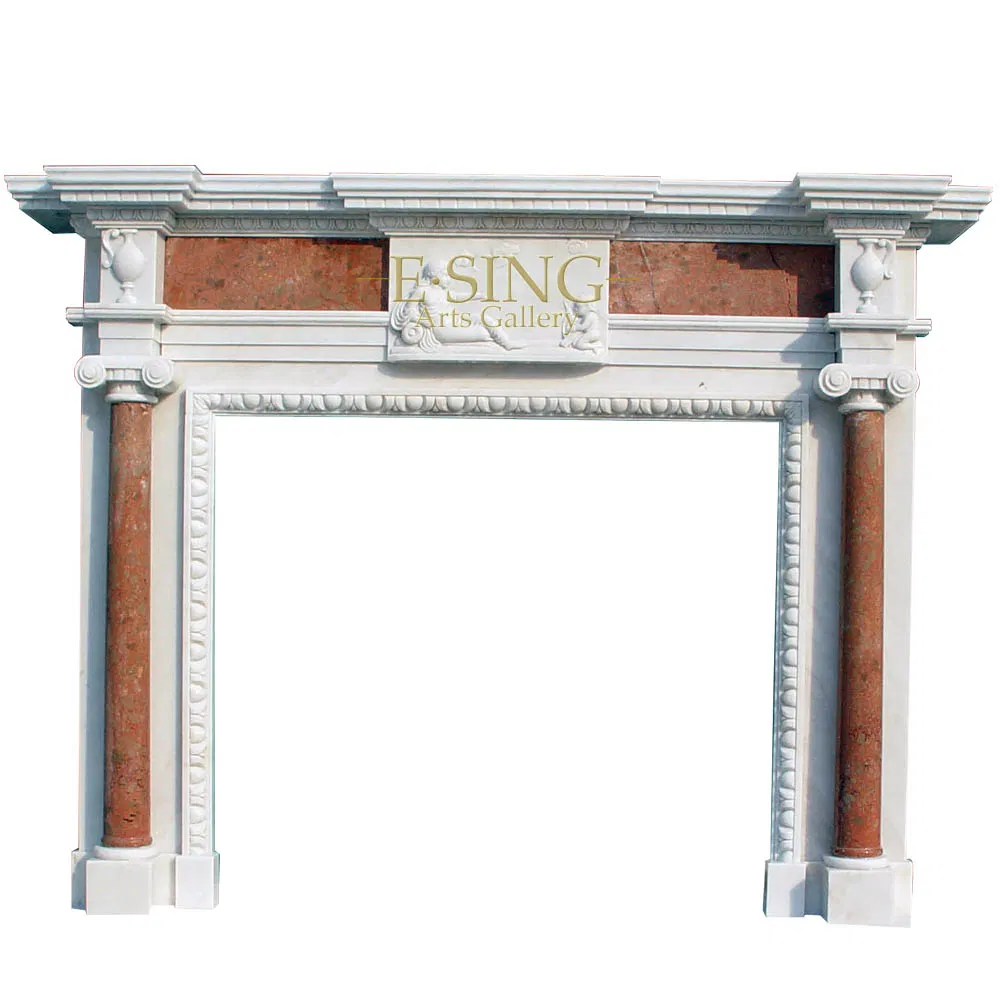 China Popular Sale Stone Mantel Marble Fireplaces Prices