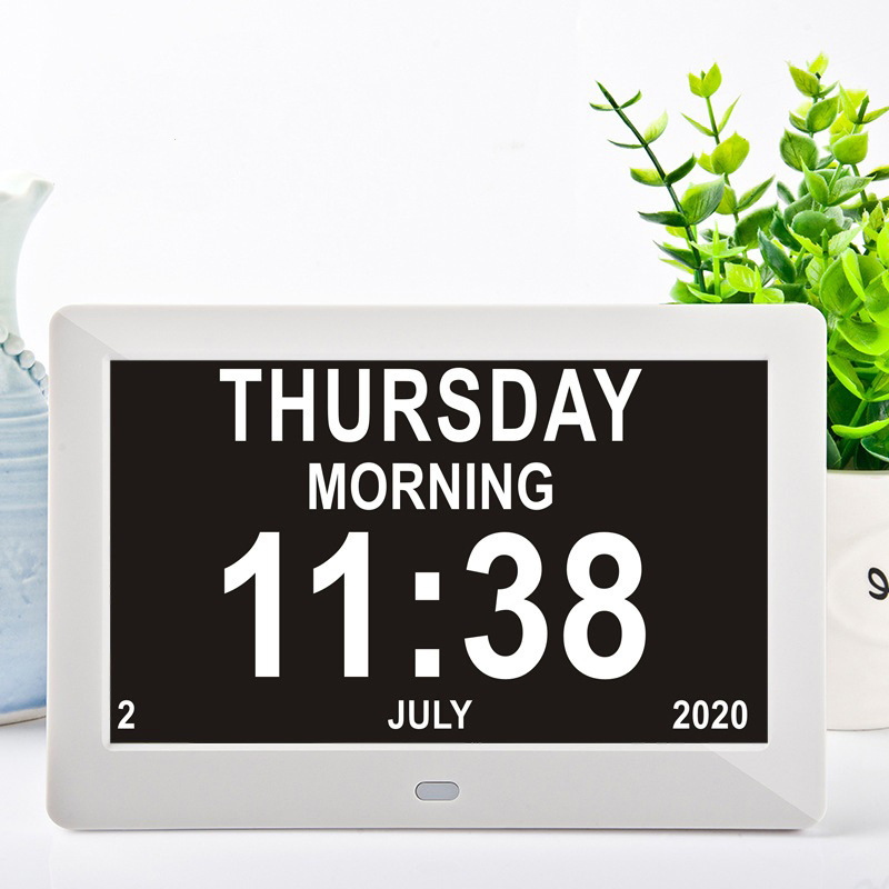 7-Inch Network Smart Medication Reminder Perpetual Calendar WiFi Weather Forecast Digital Clock
