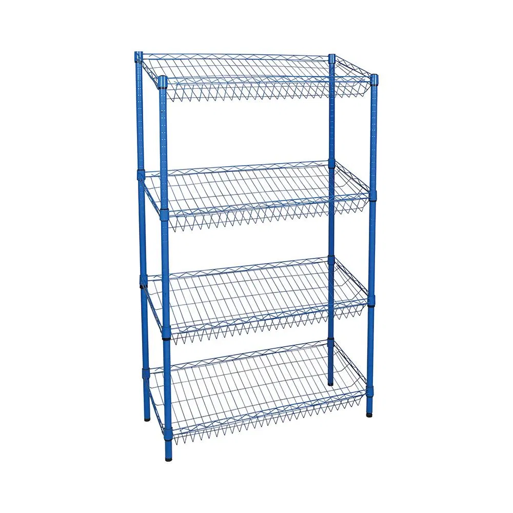 Galvanized Powder Coat Welded Steel Rack Wire Shelving