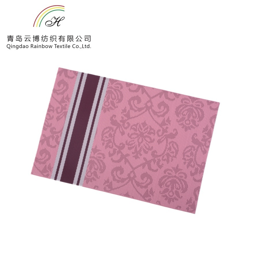 Cheap Wholesale Wipeable Washable Rectangle Dining Custom Design Kitchen Personalized PVC Placemat