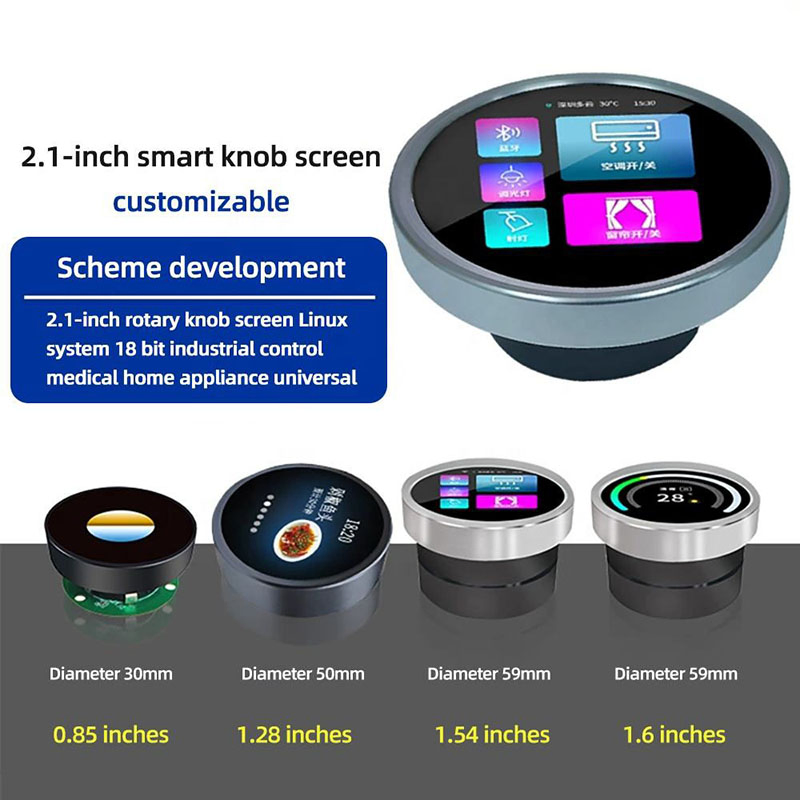 Ruggedized Smart Knob Assembly for Harsh Environment Control Panels with IP65 Sealing & Extended Operating Temperature (-30°C to +85°C) PCB PCBA ODM