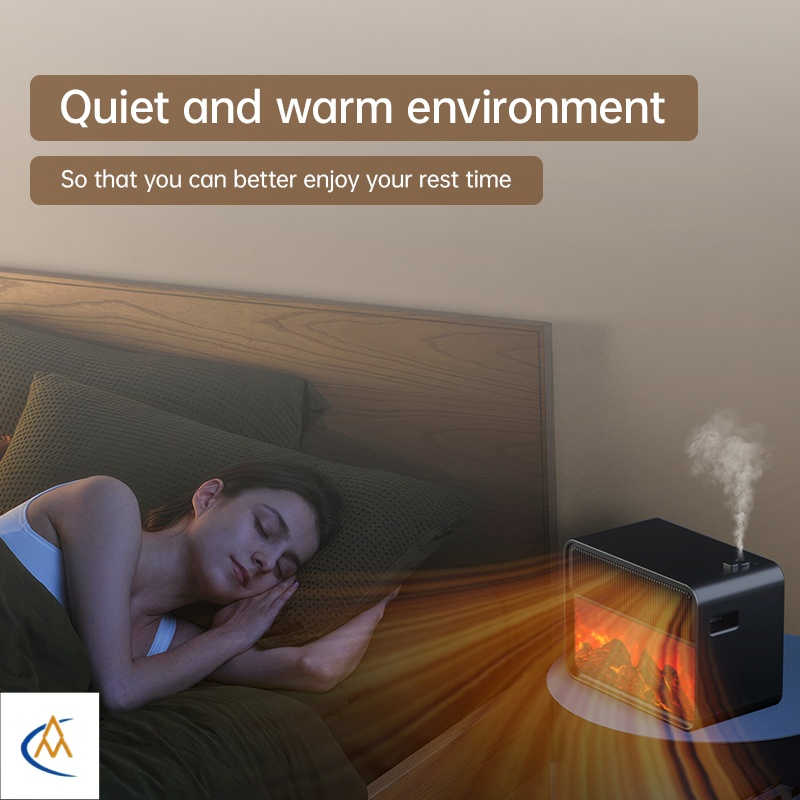Multi Functional Fireplace Humidifier Heater Serves as a Heater Humidifier and More