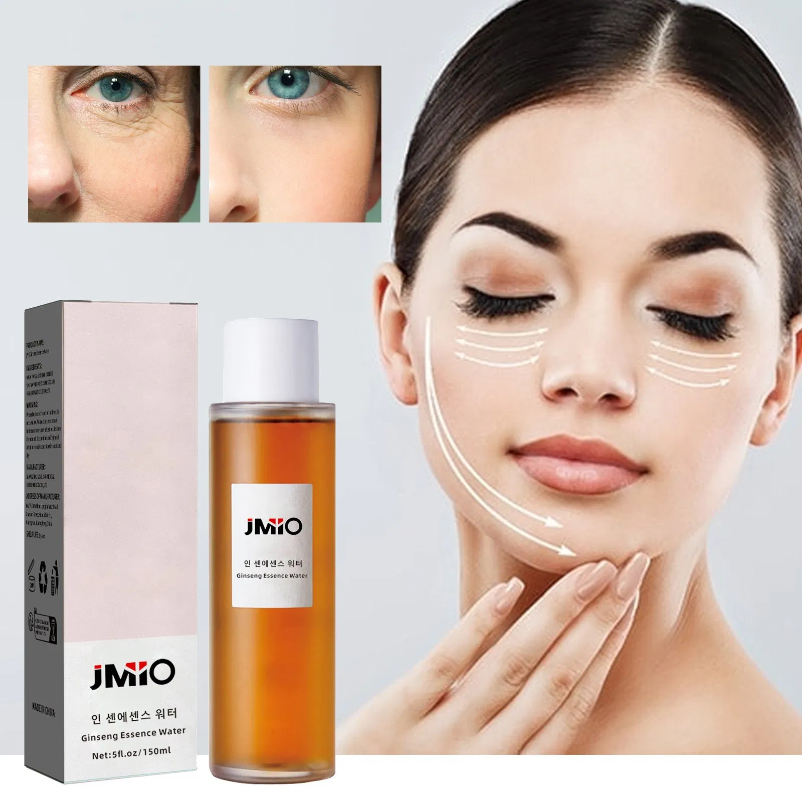 Organic Natural Hydrating Facial Toner Private Label Moisturizing Skin Care Hydrating Ginseng Face Toner