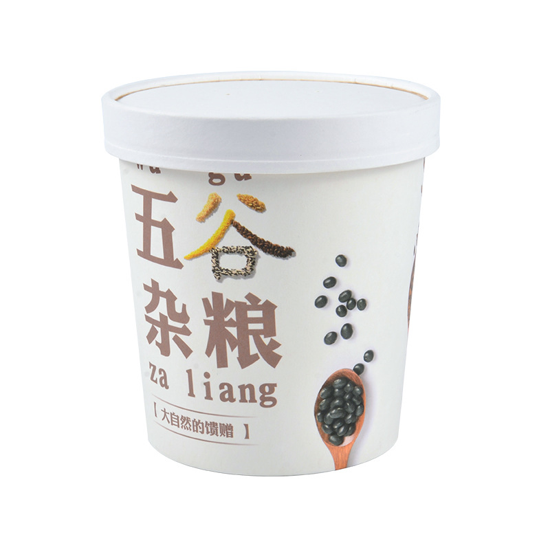 Food Grade Noodle Cup 65g Noodle Custom Printing Container Paper Soup Cup Instant Noodle Cup Noodles Packaging with Fork Factory Low Price