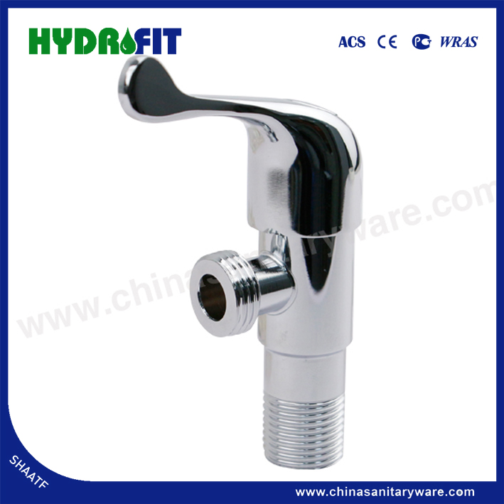 Factory Manufacture Hot Sale Stainless Steel 201 Chrome Plated Angle Valve (FT8912)